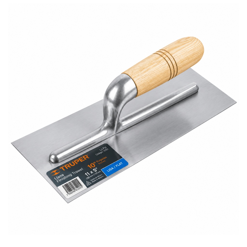 PALUSTRA LISA ALUMINIO M/MADERA 11"x 5" REF. 15400 MARCA TRUPER