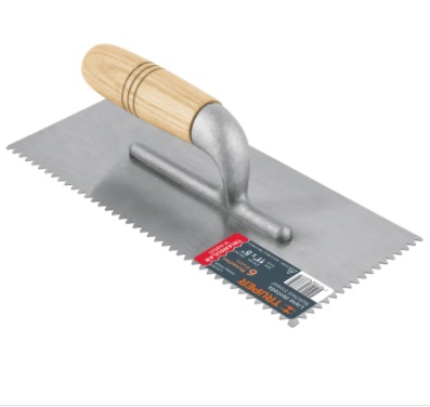 PALUSTRA DENTADA CUADRADA METAL M/MADERA 6" MOD. LLM-6C REF. 15410 MARCA TRUPER