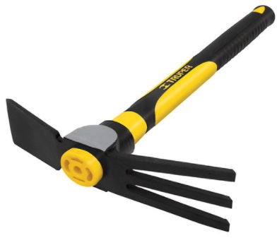 PICO PUNTA-PALA P/JARDINERO C/MANGO DE FIBRA DE VIDRIO 14" REF.19647-MF MARCA TRUPER