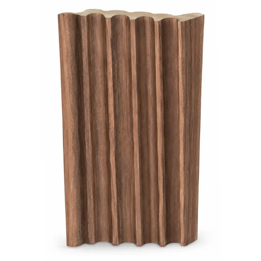PANEL/PERFIL PARA PARED MADERA WALL PANEL INTERIOR 12,9CM X 2,80MT COLOR MATT LIGHT WALNUT MARCA AGT
