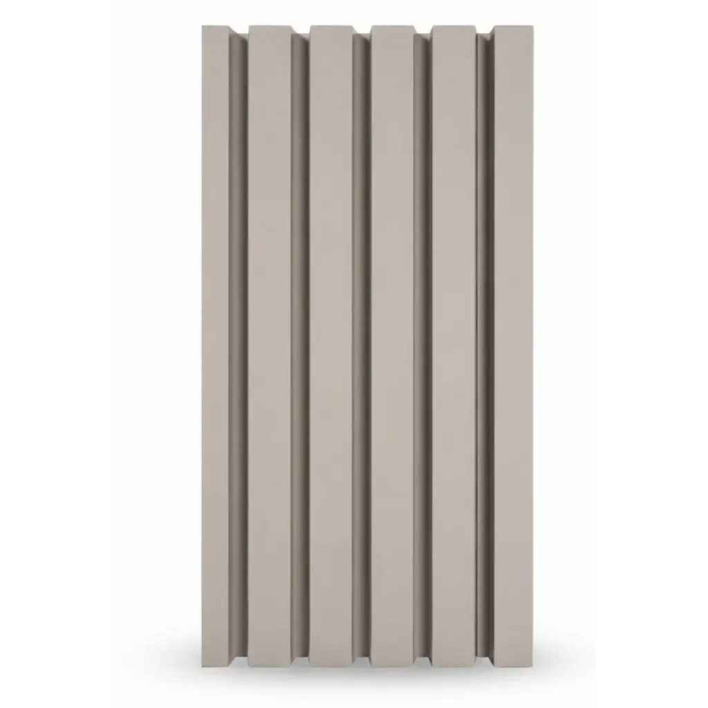 PANEL / PERFIL PARA PARED MADERA WALL PANEL INTERIOR 12CM X 2,80MT COLOR SUPRA MAT SAFARI MARCA AGT