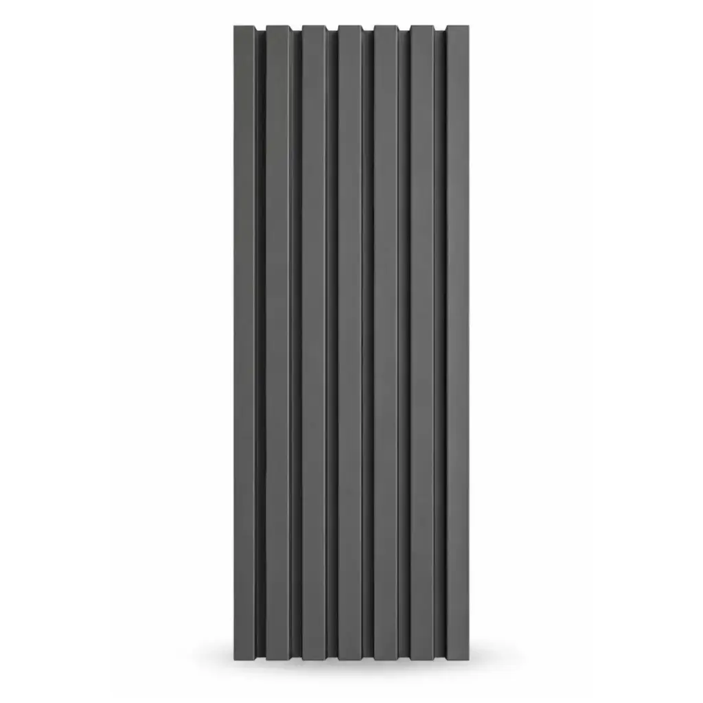 PANEL / PERFIL PARA PARED MADERA WALL PANEL INTERIOR 11CM X 2,80MT COLOR SUPER MATT DARK MARCA AGT