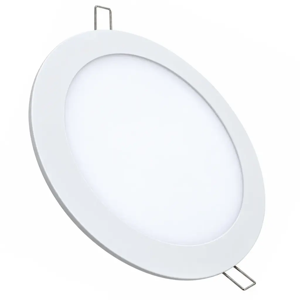 PANEL LED REDONDO PARA EMPOTRAR DE 4" 6W 6500K ( BLANCA FRIA ) MARCA BUILDCO