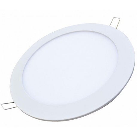 PANEL LED REDONDO PARA EMPOTRAR DE 5" 9W 6500K ( BLANCA FRIA ) MARCA BUILDCO