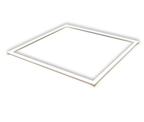 PANEL TIPO RETROFIT MARCO CUADRADO 48W 23" X 23" 58 CM X 58 CM 6000K REF. GE-10166A MARCA GEL