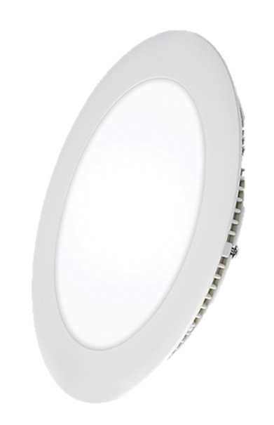 PANEL LED P/EMPOTRAR REDONDO 5" 12 W 3000 K MULTV 85 - 277 V REF. 3105L MARCA LUCERNA