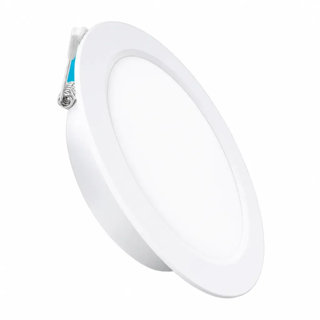 PANEL LED P/EMPOTRAR REDONDO 4" 6W 6500 K COMPACTA REF. 406CL ( 100 - 265 V ) MARCA LUCERNA