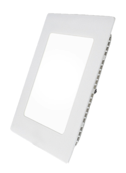 PANEL LED P/EMPOTRAR CUADRADO 5" 12 W 6000 K MULTV 85 - 277 V REF. 4105L MARCA LUCERNA