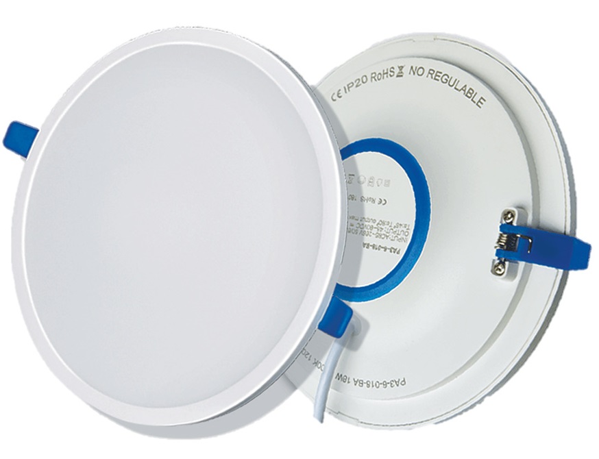 PANEL LED P/EMPOTRAR REF.412HL REDONDO 4" 12 W 6500 K HIGH LUMEN (100 - 305 V) REF. 412HL LUCERNA