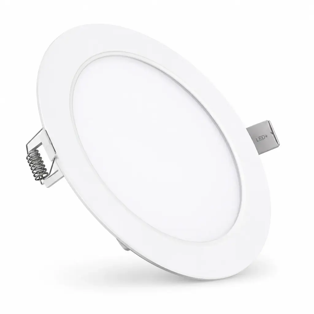 PANEL LED P/EMPOTRAR REDONDO 6" 15W 6500 K COMPACTA REF. 615CL ( 100 - 265 V ) MARCA LUCERNA