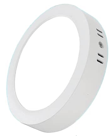 PANEL LED SUPERFICIAL REDONDO 8" 18 W 6500 K COMPACTA REF. 818SCL ( 100 - 265 V ) MARCA LUCERNA