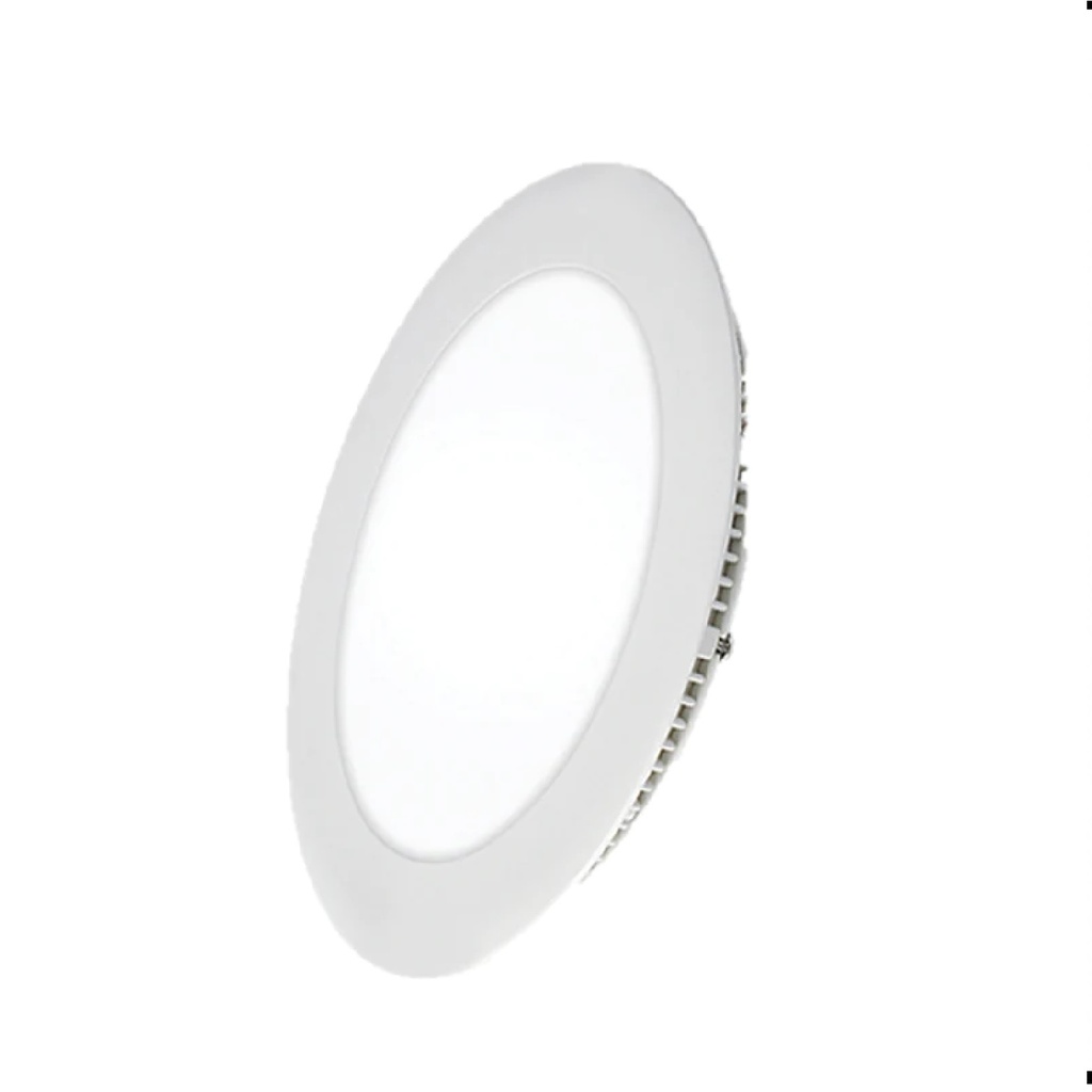 PANEL LED P/EMPOTRAR REDONDO 8" 20 W 6500 K COMPACTA REF. 820CL ( 100 - 265 V ) MARCA LUCERNA