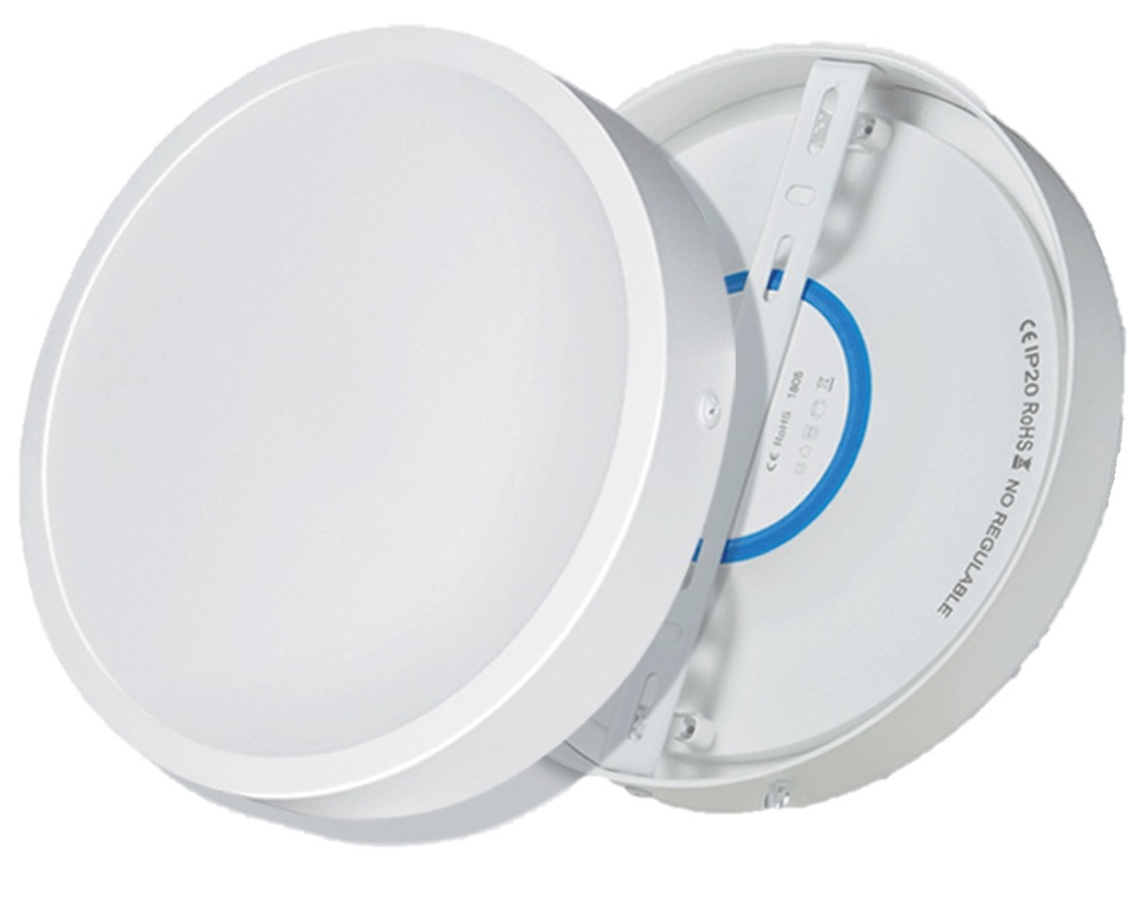 PANEL LED SUPERFICIAL REF.822SHL REDONDO 8" 22 W 4000 K HIGH LUMEN (100 - 305 V) REF.822SHL LUCERNA