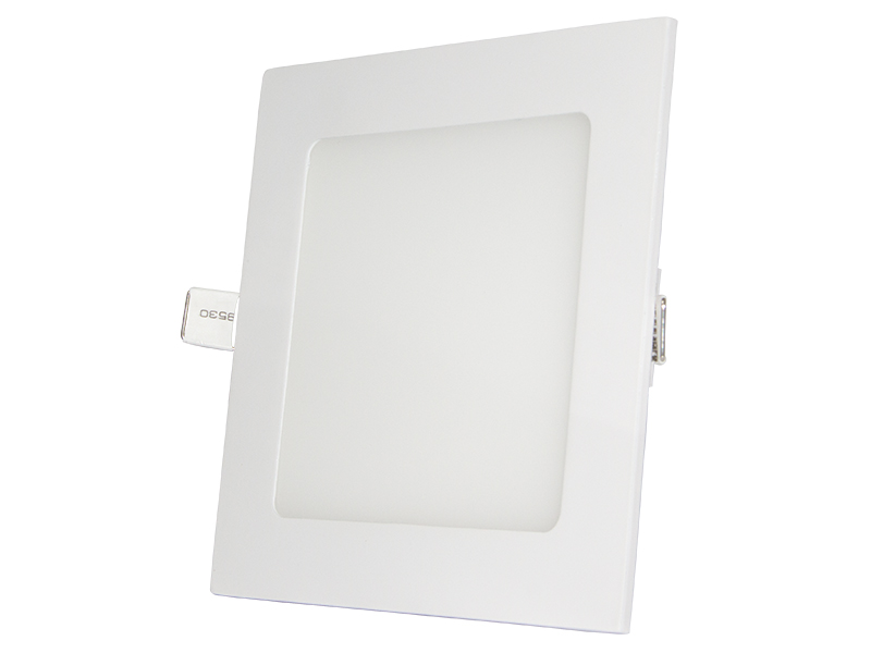 PANEL LED P / EMPOTRAR CUADRADO 4" 6 W MOD. WARHOL 3000 K REF. LUXDW2.6BC MARCA LUXOLAR
