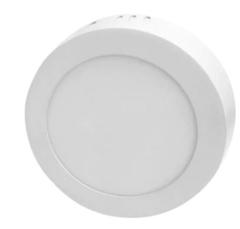 PANEL LED SUPERFICIAL REDONDO 6W 6000K COLOR BLANCO REF. S-MZ-PB120R-6W COD. 008191 LUZ DE ORO