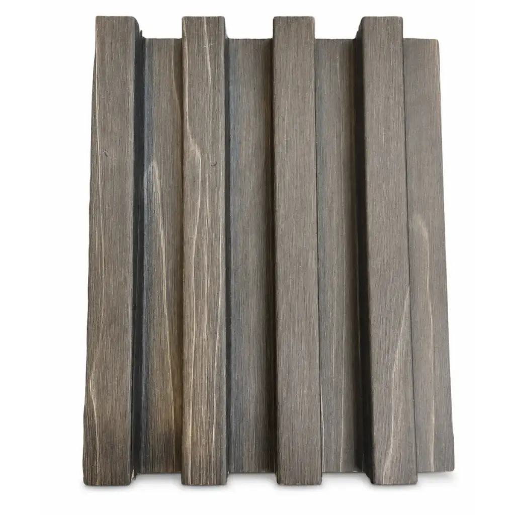 PANEL PARA PARED PLASTICO WALL PANEL INTERIOR 16,5 CM X 2,90 MTS COLOR GRIS OSCURO C/VETA MACHIFERMA