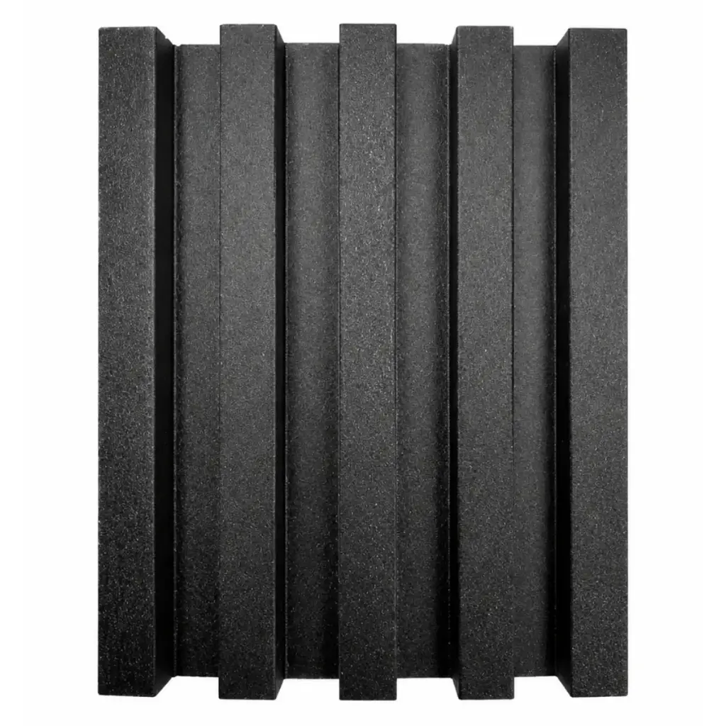 PANEL P/ PARED WPC WALL PANEL INTERIOR 20CM X 2CM X 2,90 MTS UTIL 18CM NEGRO NANUM LIGHT