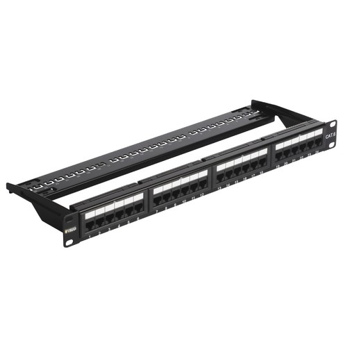 PANEL DE PERMUTACION 24 CONECTORES RJ45 CAT6 CABLEADO UNIV. T568A/B REF. 03024.6 MARCA VIMAR