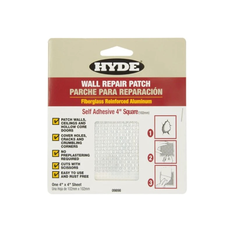 PARCHE PARA REFACCION 4" X 4" REF. 09898 MARCA HYDE