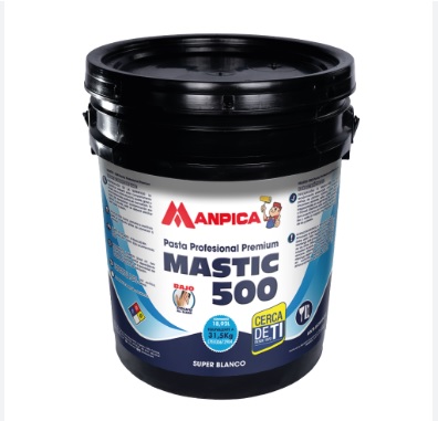 PASTA PROFESIONAL TIPO A 4 GL (22.68 KG) MASTIC-500 REF. PMT100-40 MARCA MANPICA