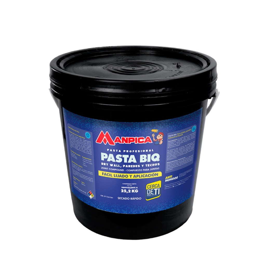 PASTA PROFESIONAL 4 GL (22.68 KG) PASTABIQ REF. PPB100-40 MARCA MANPICA