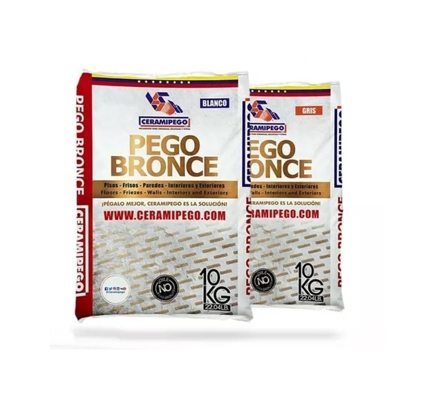 PEGO BRONCE / PEGO GRIS SACO 10 KG REF. BRG10 MARCA CERAMIPEGO