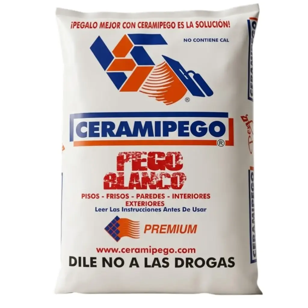 PEGO BLANCO 14 KG REF PT-PEGO-BE14 MARCA CERAMIPEGO 