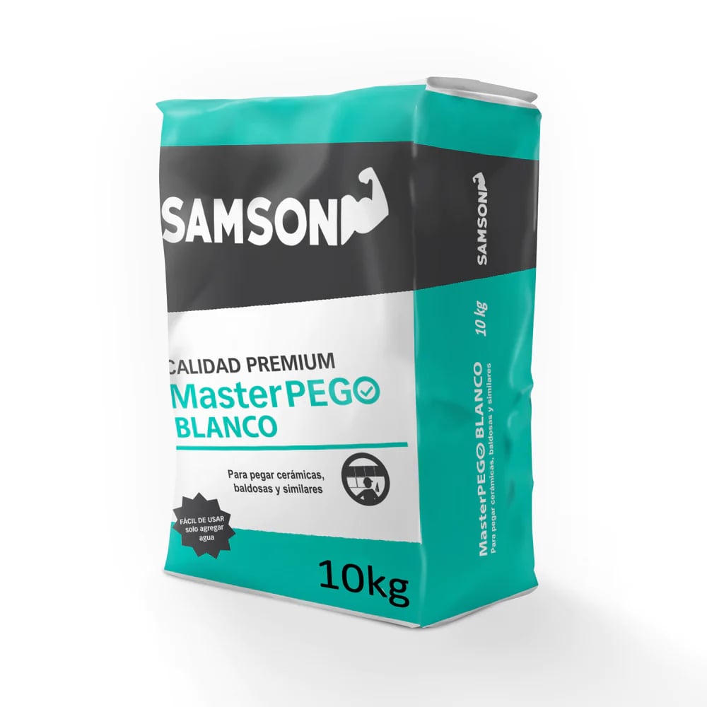 PEGO BLANCO MASTER PEGO SACO 10 KG MARCA SAMSON