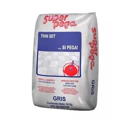 PEGO GRIS SACO 10 KG MARCA SUPER PEGA 