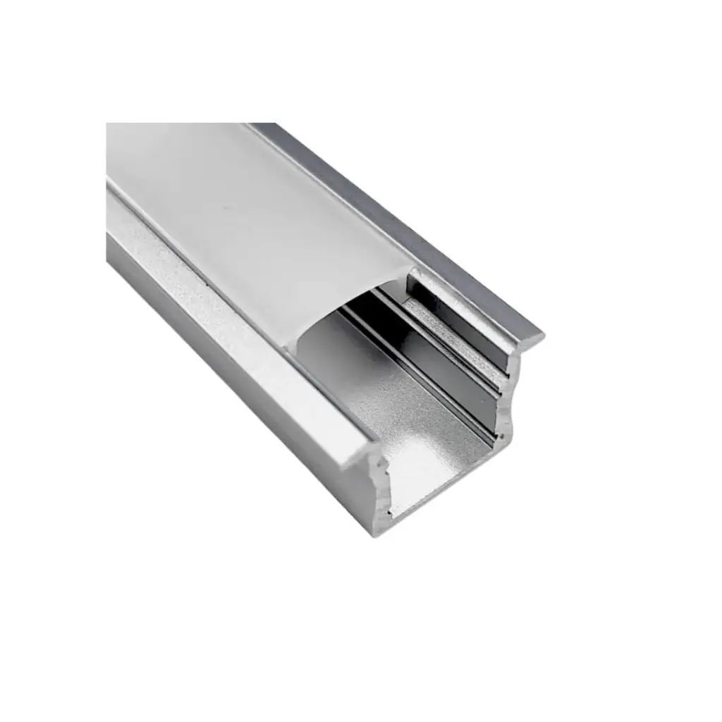 PERFIL DE ALUMINIO ALTO 14.5 MM X 14.5 MM ANCHO X 2 MTS P/ CINTA LED REF. AI-PROF-1414 ARTIG LIGHT
