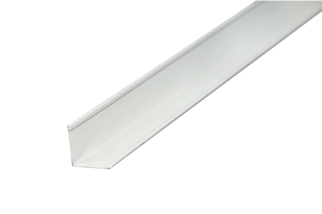 PERFIL ANGULO DE ALUMINIO BLANCO DE 3.66 MTS MARCA BUILDCO