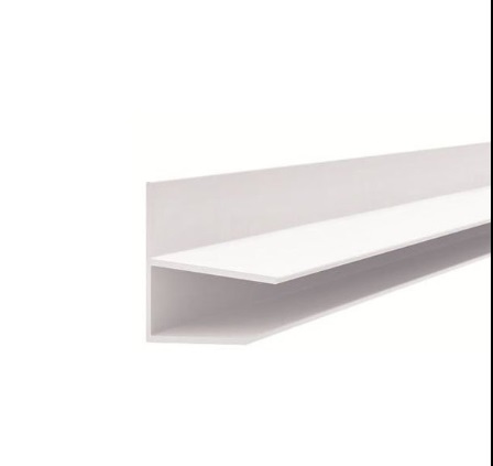PERFIL PERIMETRAL 6 MTS PVC TIPO F PARA TERMINACION EN PVC REF. IZKPVC05 MARCA BUILDCO
