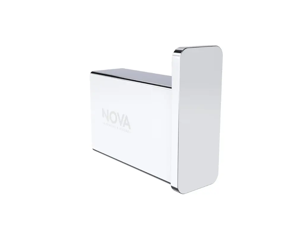 PERCHERO INDIVIDUAL 60 CM SERIE LINE ACC CHROME / CROMADO REF. NVACC0119 MARCA NOVA