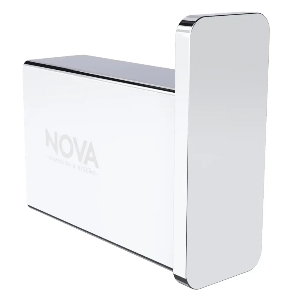 PERCHERO INDIVIDUAL 60 CM SERIE LINE ACC CHROME / CROMADO REF. NVACC0119 MARCA NOVA