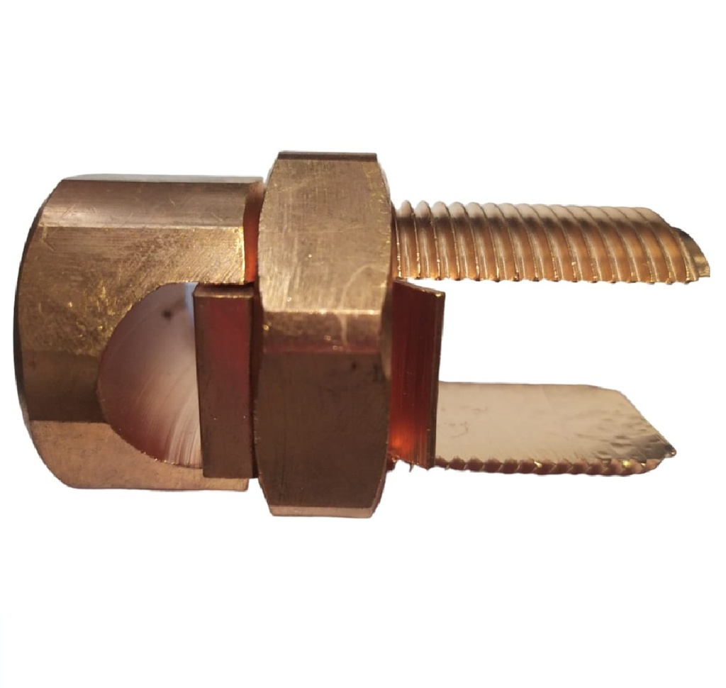 CONECTOR PERRO EN COBRE P/ CABLE 350 MCM - 4/0 AWG - EQUIV. BURNDY KS-29 REF. 20011 SAMG ELECTRIC