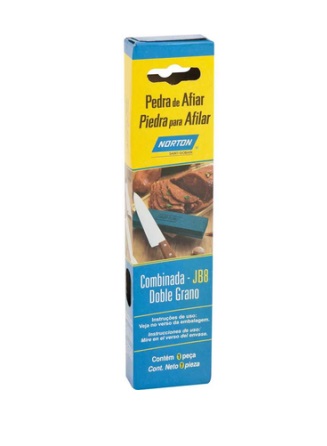 PIEDRA P/AFILAR COMBINADA 203 X 50 X 25 MM COD. JB8 DOBLE GRANO REF. 004104 MARCA NORTON