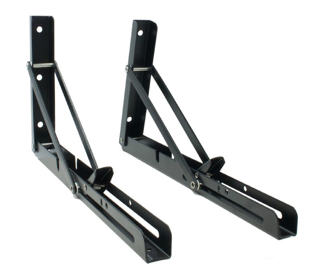 PIE DE AMIGO PLEGABLE DE 12" COLOR NEGRO MOD.ZCE-4231AG REF. DE0056 MARCA ZOE