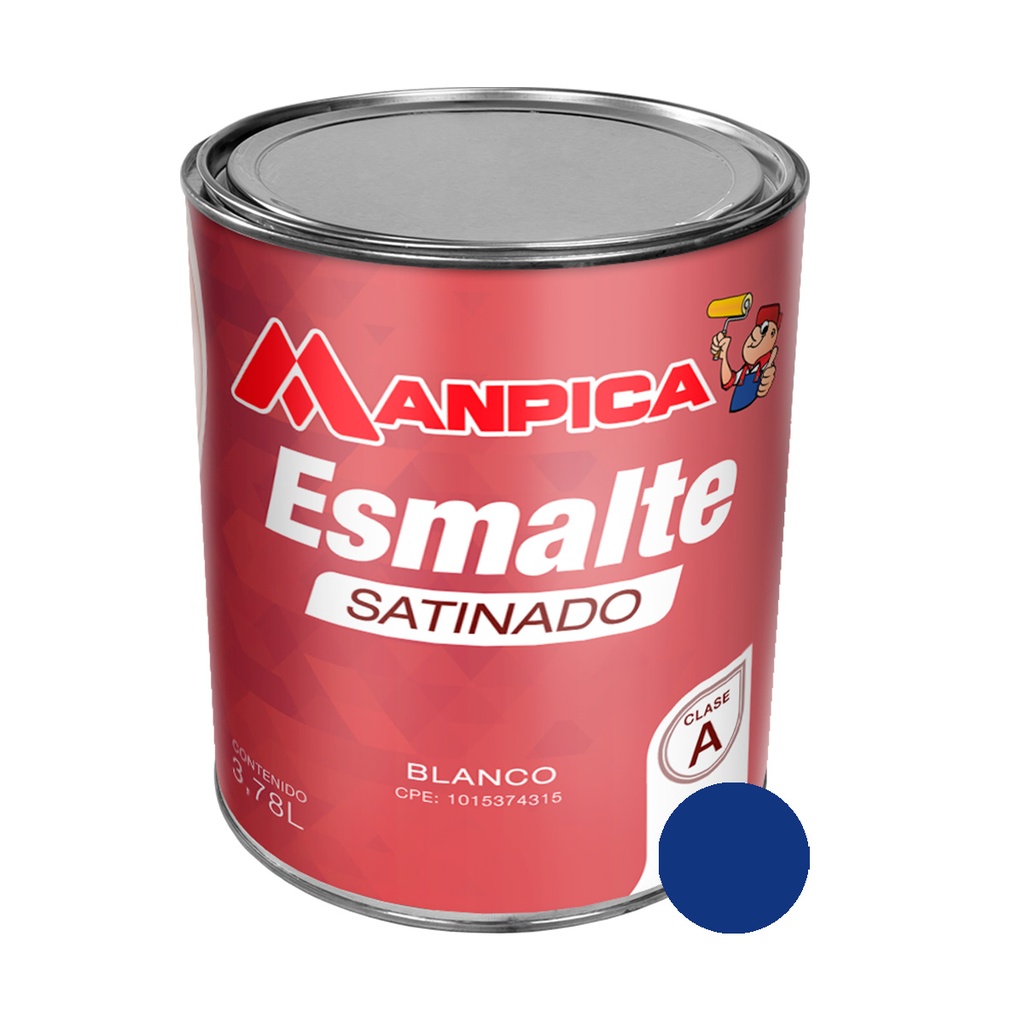 PINTURA DE CAUCHO 55-01 CLASE B 1 GL AZUL MARINO REF. CCB-401-10 MARCA MANPICA