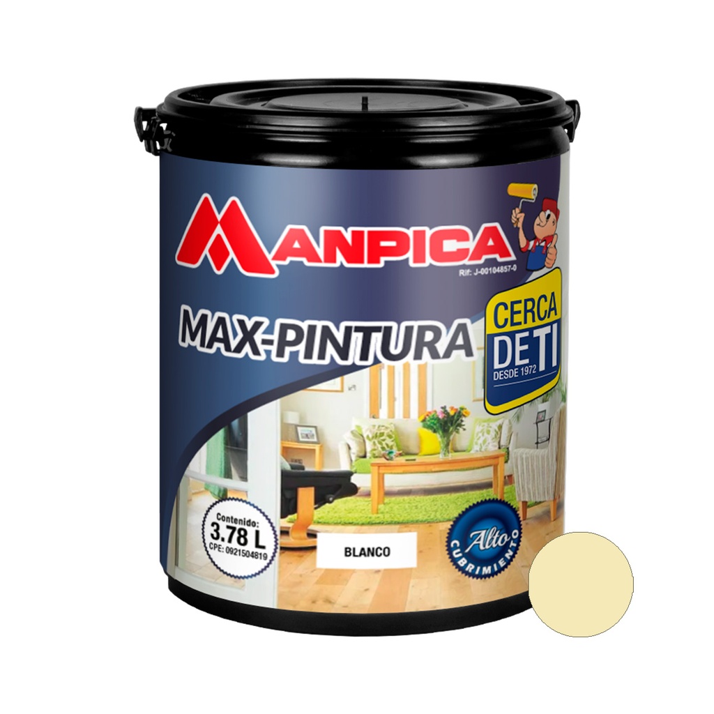 PINTURA DE CAUCHO MAX CLASE C 1 GL COLOR MELON REF. CCC-227-10 MARCA MANPICA