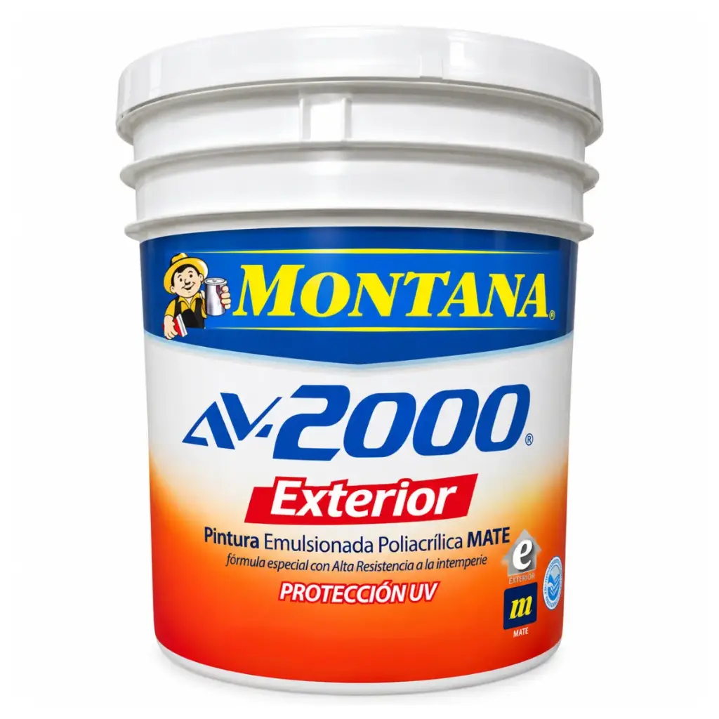 PINTURA DE CAUCHO AV-2000 EXTERIOR BLANCO 04 GL REF. FA0-28510040 MARCA MONTANA