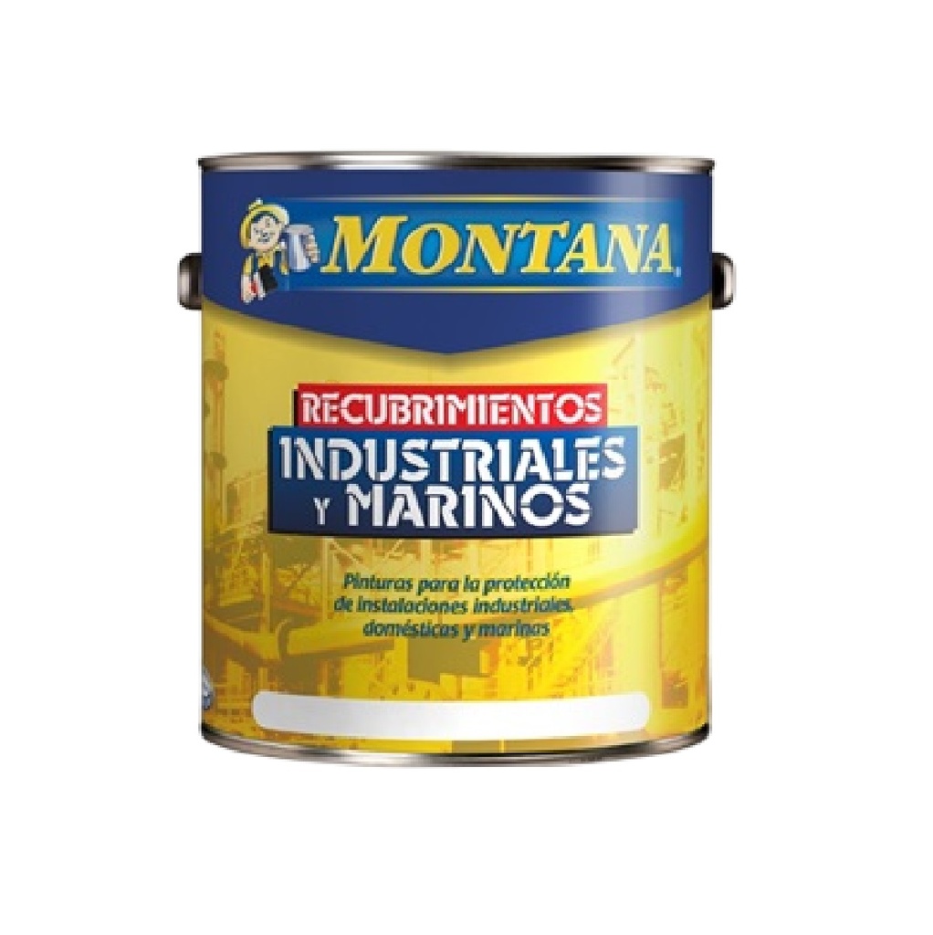 PINTURA DE ALUMINIO SILICONA ALTA TEMPERTURA 1 GL 700° REF. FA0-72101101 MARCA MONTANA