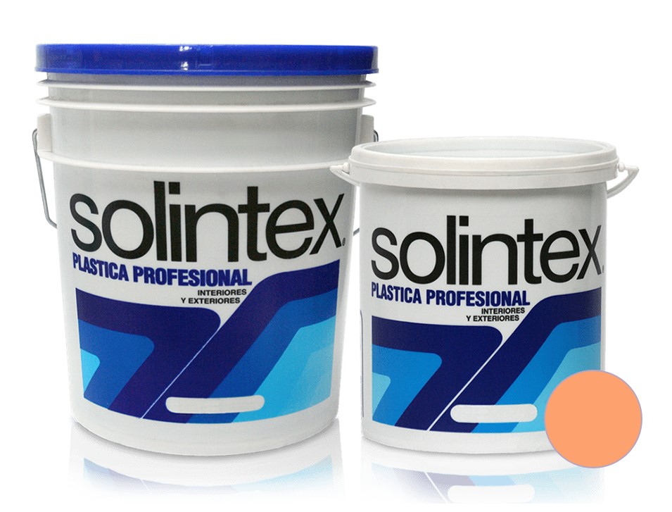 PINTURA CAUCHO PLASTICA PROFESIONAL 132 4 GL COLOR ORO GUAYANA MARCA SOLINTEX