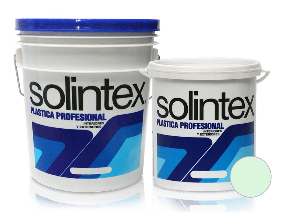 PINTURA CAUCHO PLASTICA PROFESIONAL 136 1 GL COLOR VERDE LIMA MARCA SOLINTEX