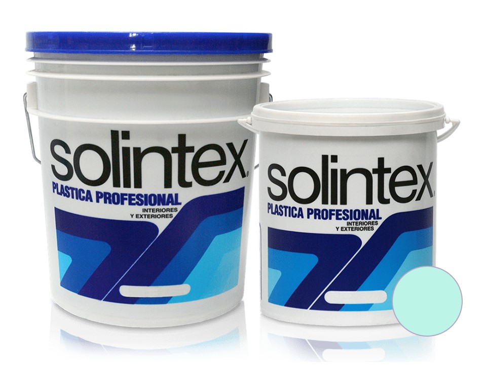 PINTURA CAUCHO PLASTICA PROFESIONAL 140 1 GL COLOR TURQUESA MARCA SOLINTEX
