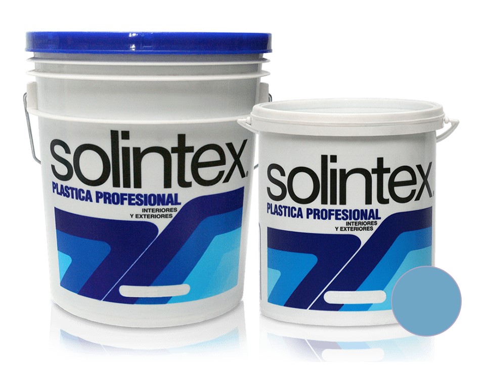 PINTURA CAUCHO PLASTICA PROFESIONAL 187 1 GL COLOR AZUL CAMPESINO MARCA SOLINTEX