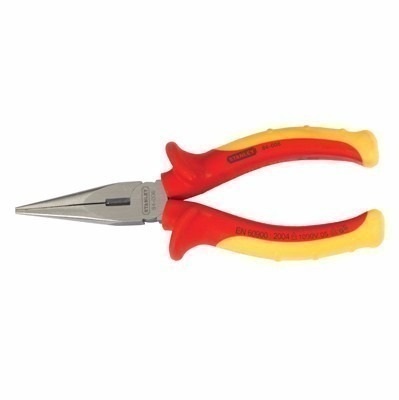 PINZA PUNTA FINA DIELECTRICA 6 1/4" 1000V ST-84006 MARCA STANLEY