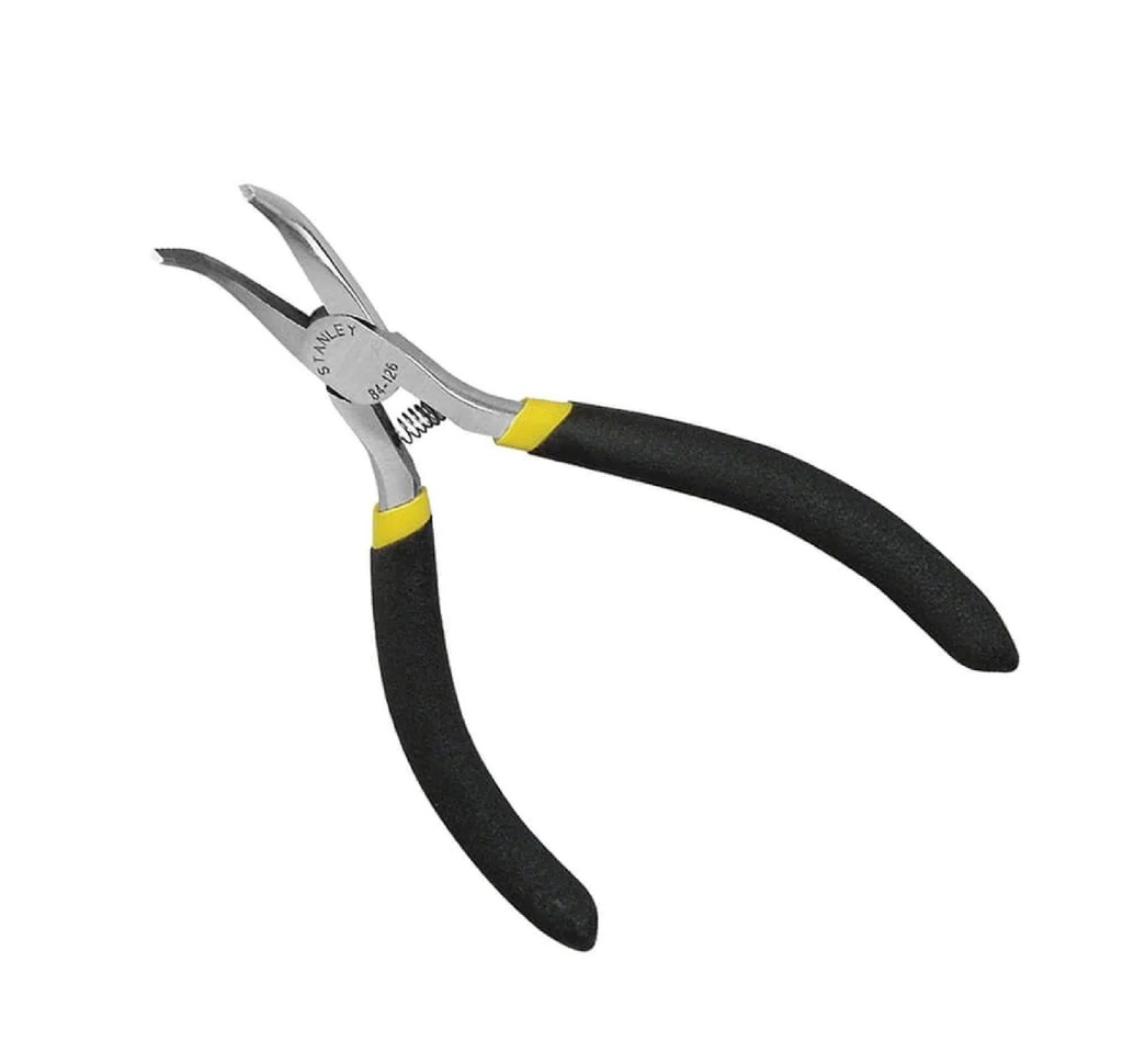 PINZA MINIATURA CURVA P/FINA C/F 5" C/B REF. 84-126 MARCA STANLEY