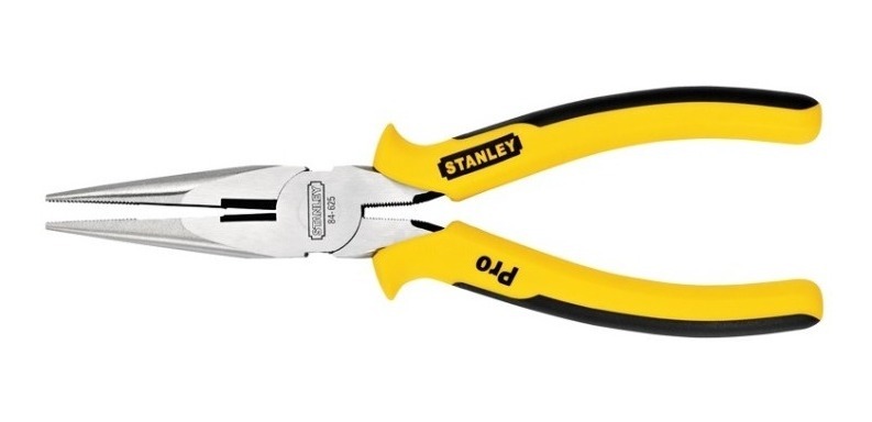 PINZA PUNTA FINA PROFESIONAL C/FORRO 8" C/B REF. 84-625 / ALI-705 MARCA STANLEY