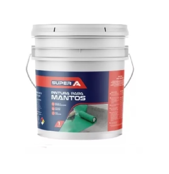 PINTURA PARA MANTO CUÑETE ( 15,14 L ) COLOR GRIS REF. 00300100102008 MARCA SUPER A