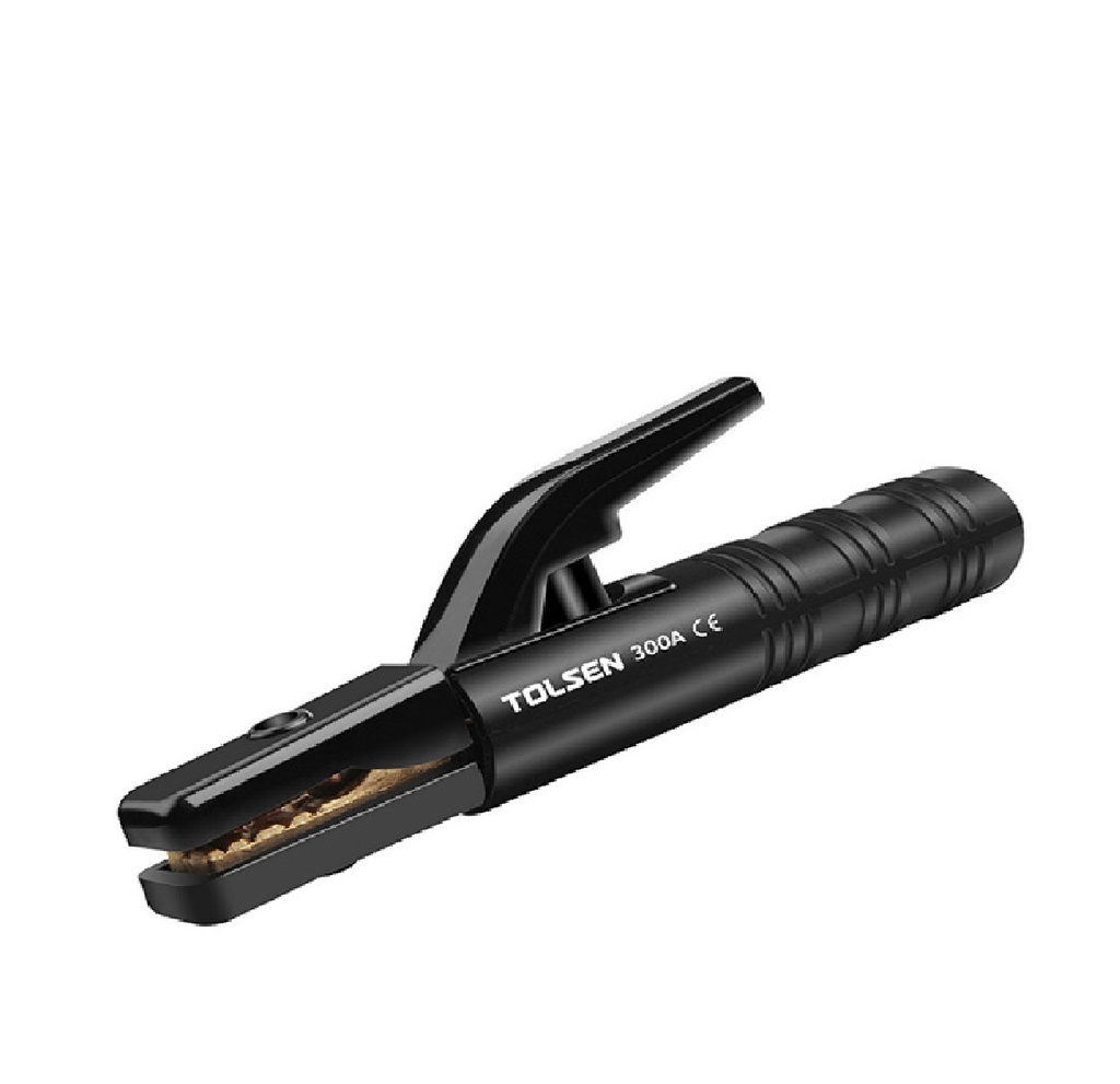 PINZA PORTA ELECTRODOS 300 A 230MM HIERRO Y LATON 5/64"-1/4" 2,0-6,35MM REF: 44928 MARCA TOLSEN